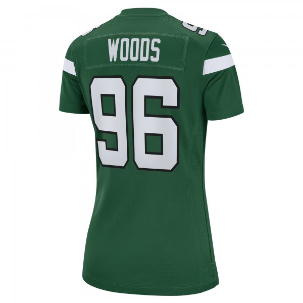 Women's New York Jets Al Woods Nike Gotham Green  Game Jersey