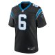 Men's Carolina Panthers Miles Sanders Nike Black Game Player Jersey