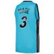 Men's Miami Heat Dwyane Wade Mitchell & Ness Blue Hardwood Classics 2005/06 Tropical Swingman Jersey