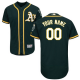 Oakland Athletics Green Men's Customized Flex Base MLB Jersey