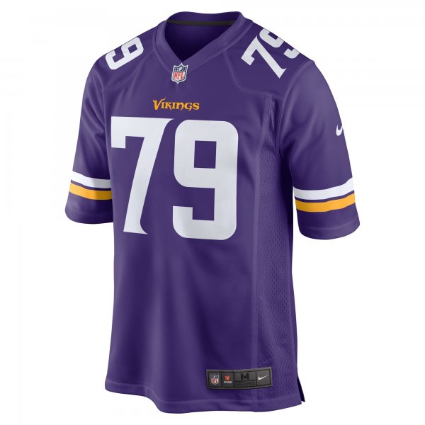 Men's Minnesota Vikings Tyrese Robinson Nike  Purple Team Game Jersey