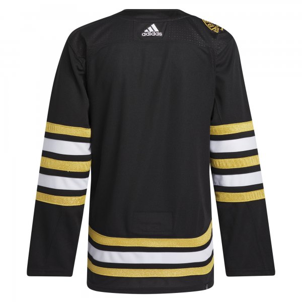 Men's Boston Bruins  adidas Black 100th Anniversary Primegreen Jersey