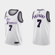 Men's Los Angeles Lakers #7 Carmelo Anthony 2022-23 City Edition White NBA Jersey