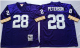 Mitchell And Ness Minnesota Vikings #28 Adrian Peterson Purple Throwback Stitched NFL Jersey