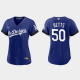 Women Los Angeles Dodgers Mookie Betts Royal 2021 City Connect Replica Jersey