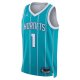 Unisex Charlotte Hornets LaMelo Ball Jordan Brand Teal Swingman Jersey - Icon Edition