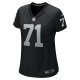 Women's Las Vegas Raiders Justin Herron Nike  Black Team Game Jersey