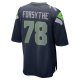 Men's Seattle Seahawks Stone Forsythe Nike College Navy Game Jersey