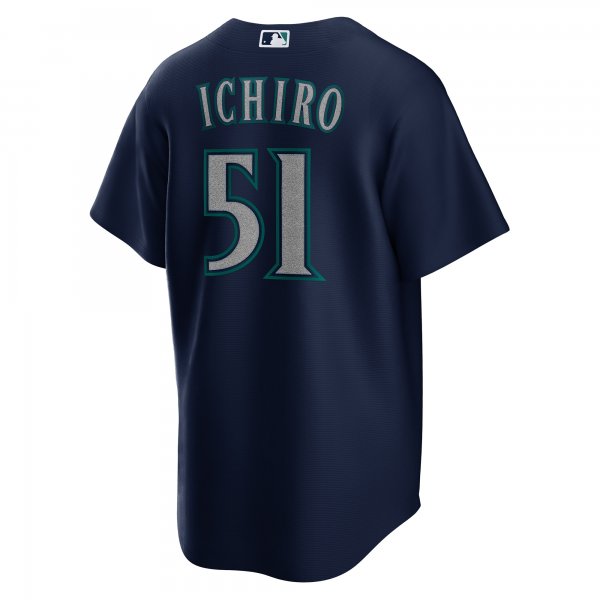 Men's Seattle Mariners Ichiro Suzuki Nike Navy Official Replica Player Jersey