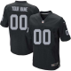 Nike Las Vegas Raiders Customized Black Stitched Elite Men's NFL Jersey