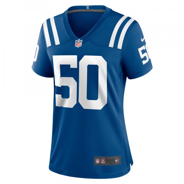 Women's Indianapolis Colts Segun Olubi Nike Royal Game Player Jersey