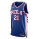 Youth Philadelphia 76ers Joel Embiid Nike Royal Swingman Jersey - Icon Edition