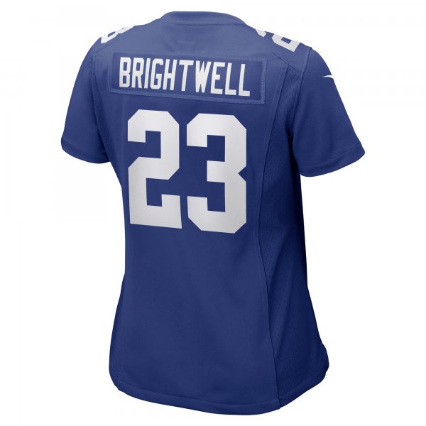 Women's New York Giants Gary Brightwell Nike Royal Team Game Player Jersey