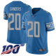 Detroit Lions #20 Barry Sanders Blue Team Color Men's Stitched NFL 100th Season Vapor Limited Jersey