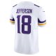 Men's Minnesota Vikings Justin Jefferson Nike White Vapor F.U.S.E. Limited Jersey