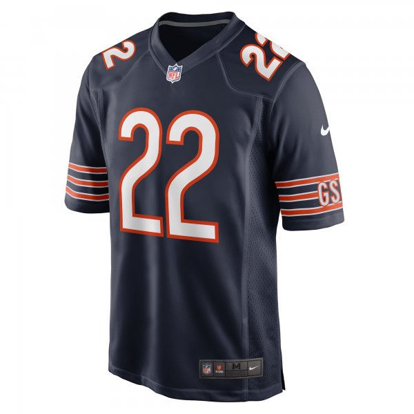 Men's Chicago Bears Elijah Hicks Nike  Navy Team Game Jersey