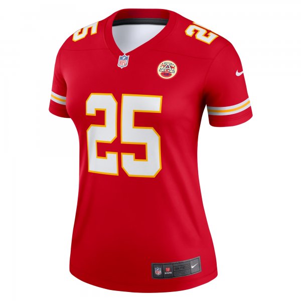 Women's Kansas City Chiefs Clyde Edwards-Helaire Nike Red Legend Jersey