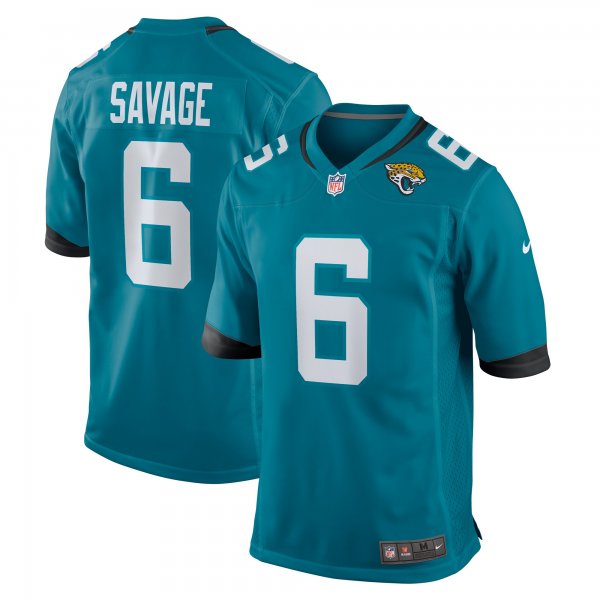 Men's Jacksonville Jaguars Darnell Savage Nike  Teal Team Game Jersey