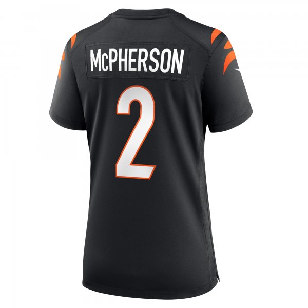 Women's Cincinnati Bengals Evan McPherson Nike Black Game Jersey