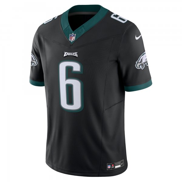 Men's Philadelphia Eagles DeVonta Smith Nike Black Vapor F.U.S.E. Limited Jersey