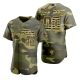 Men's Milwaukee Brewers Custom Camo 2022 Armed Forces Day MLB Jersey