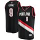 Men's Portland Trail Blazers Jerami Grant Fanatics Black Fast Break Replica Jersey - Icon Edition