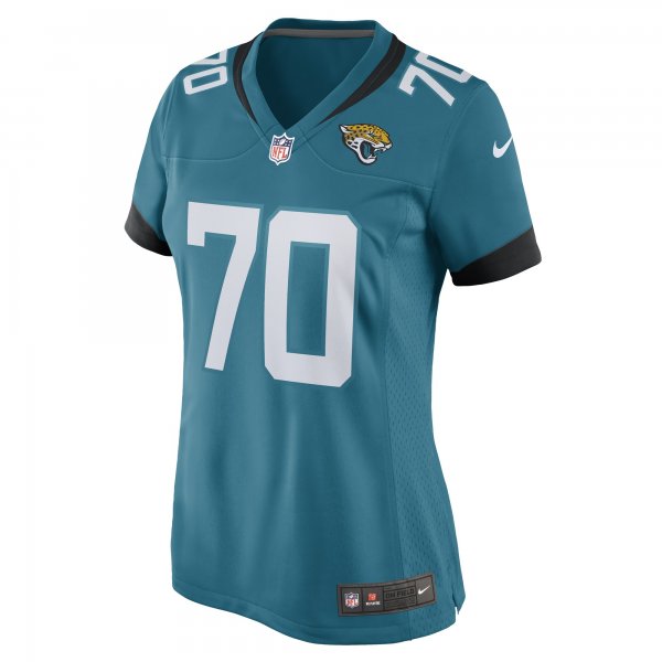 Women's Jacksonville Jaguars Cole Van Lanen Nike Teal Game Player Jersey