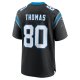 Men's Carolina Panthers Ian Thomas Nike Black Team Game Jersey