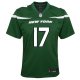 Youth New York Jets Garrett Wilson Nike Green Game Jersey