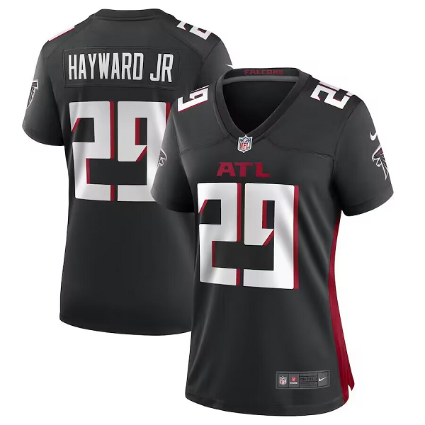 Women's Atlanta Falcons #29 Casey Hayward Nike Black Limited Player NFL Jersey