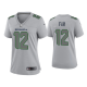 Women's Seattle Seahawks 12th Fan Gray Atmosphere Fashion Game Jersey