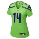 Women's Seattle Seahawks DK Metcalf Nike Neon Green  Game Jersey