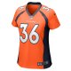 Women's Denver Broncos Tyler Badie Nike  Orange Team Game Jersey