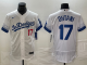 Men's Los Angeles Dodgers #17 Nike White Shohei Ohtani Jersey