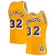 Men's Los Angeles Lakers Magic Johnson Mitchell & Ness Gold 1984/85 Hardwood Classics Jersey