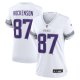 Women's Minnesota Vikings #87 T.J. Hockenson Nike White Alternate Game Jersey