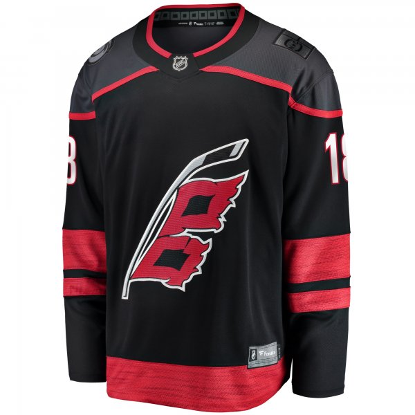 Men's Carolina Hurricanes Jack Drury Fanatics Black Home Premier Breakaway Player Jersey