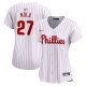 Women's Philadelphia Phillies #27 Aaron Nola Nike White Home Limited Player Jersey