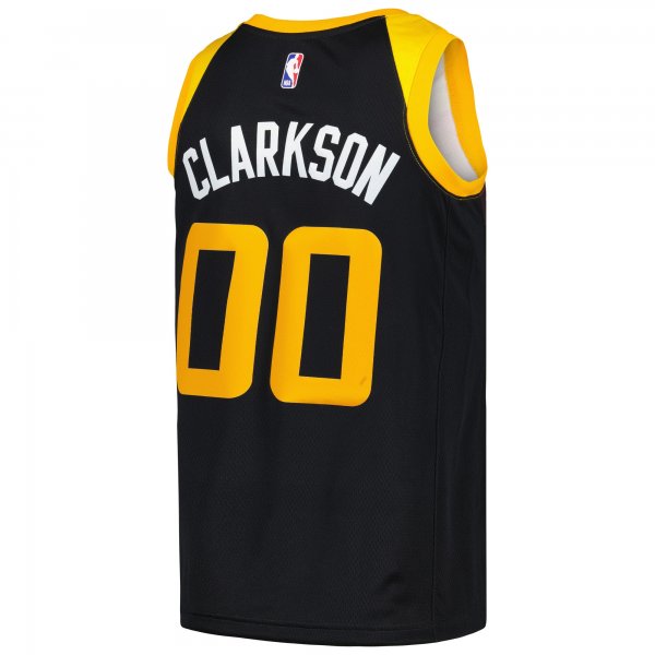 Men's Utah Jazz Jordan Clarkson Nike Black Swingman Player Jersey - City Edition