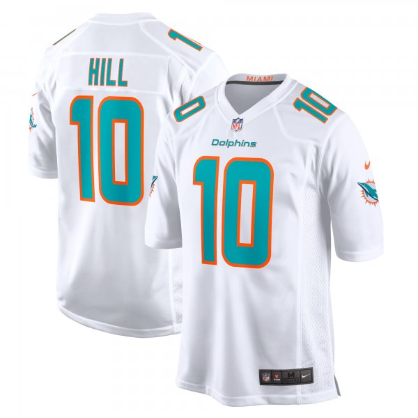 Men's Miami Dolphins Tyreek Hill Nike White Game Jersey