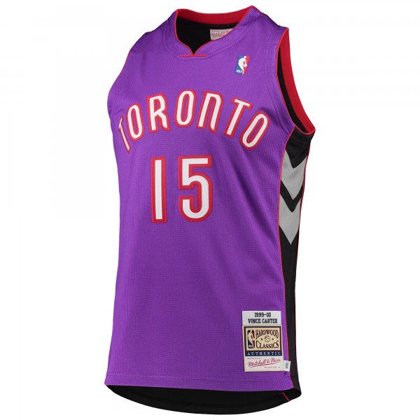 Men's Toronto Raptors Vince Carter Mitchell & Ness Purple 1999/2000 Hardwood Classics Jersey