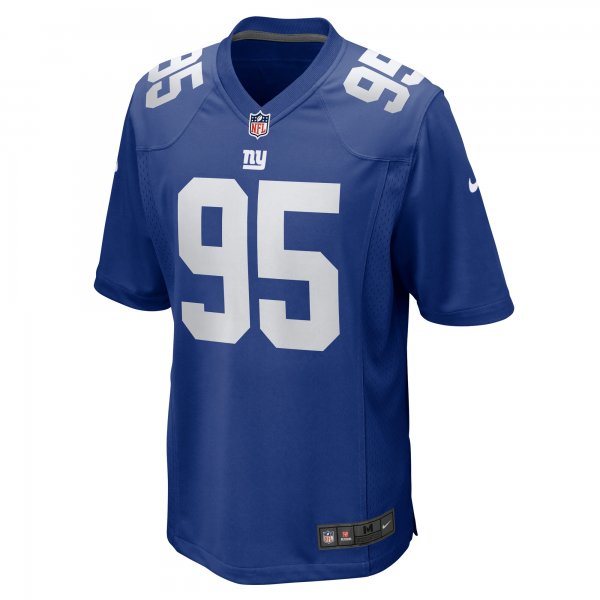 Men's New York Giants Jordon Riley Nike  Royal Team Game Jersey