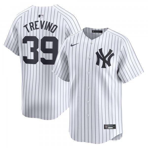 Men's New York Yankees Jose Trevino Nike White Home Limited Player Jersey