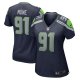 Women's Seattle Seahawks Bryan Mone Nike College Navy  Game Jersey