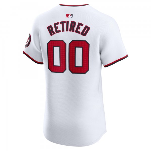 Men's Washington Nationals Nike White Home Elite Pick-A-Player Retired Roster Jersey