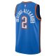 Unisex Oklahoma City Thunder Shai Gilgeous-Alexander Nike Blue Swingman Jersey - Icon Edition