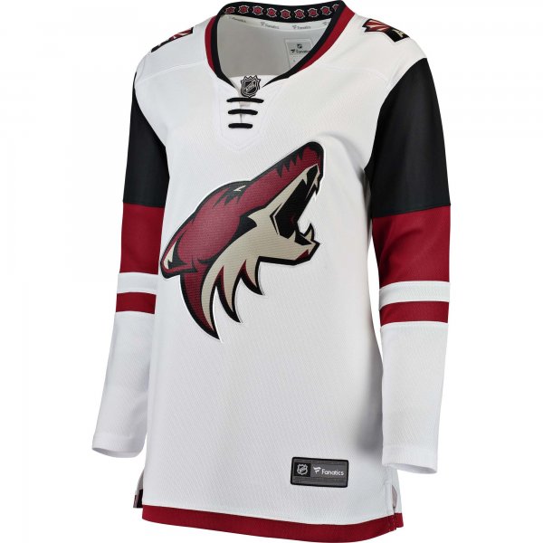 Women's Arizona Coyotes Fanatics White Away Breakaway Jersey