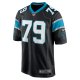 Men's Carolina Panthers Ikem Ekwonu Nike Black Player Game Jersey