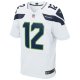 Mens Seattle Seahawks 12s Nike White Elite Jersey