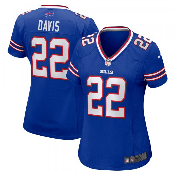 Women's Buffalo Bills Ray Davis Nike  Royal Game Jersey